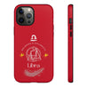 Libra Cell Phone Cases - Tough - Red
