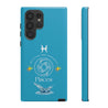 Pisces Cell Phone Cases - Tough - Aqua