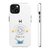 Pisces Cell Phone Cases - Tough - White