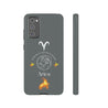 Aries Cell Phone Cases - Tough - Gray