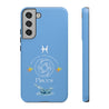 Pisces Cell Phone Cases - Tough - Blue