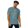 Pisces Symbol and Element Men’s premium heavyweight tee