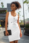 Gemini Tank Dress - White