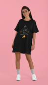 Sagittarius T-Shirt Dress - Black