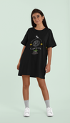 Capricorn T-Shirt Dress - Black