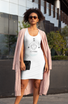 Gemini Tank Dress - White