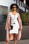 Capricorn Element Dress - White