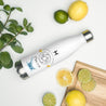 Pisces Symbol & Element Stainless Steel Water Bottle